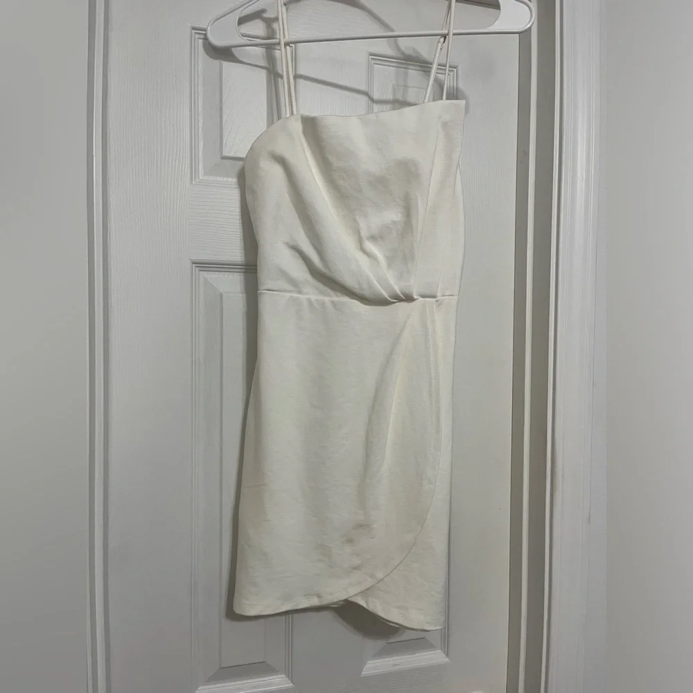 Lulus - Drinks on Me Bodycon Dress - White - Picture 2 of 3